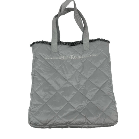 Alp n Rock Reversible Quilted Nylon Tote Grey - Picture 1 of 12